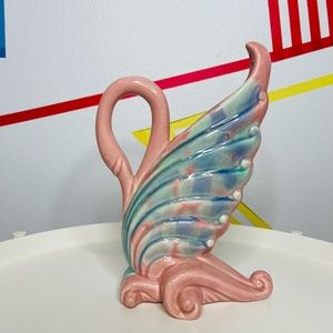 Pink Swan Vase
